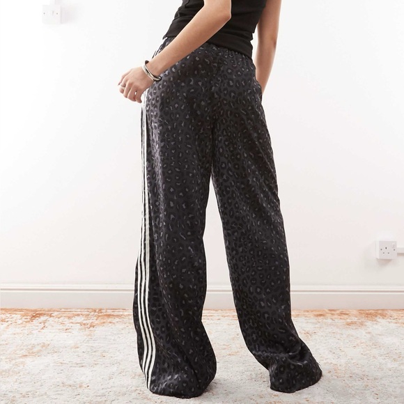 adidas Satin Wide Leg Pant - Picture 5 of 6